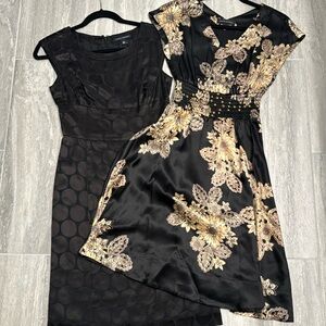 Banana Republic Silk Dresses Set of 2 Size 0
